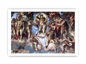 The Last Judgment (detail) By Michelangelo Buonarroti