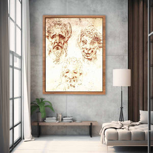 Studies By Michelangelo Buonarroti