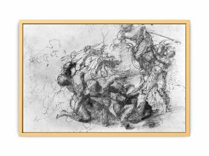 Battle Scene By Michelangelo Buonarroti