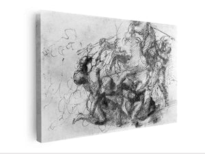 Battle Scene By Michelangelo Buonarroti