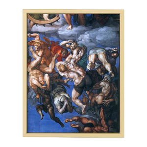 Last Judgment (detail-23) 1537-41 By Michelangelo Buonarroti