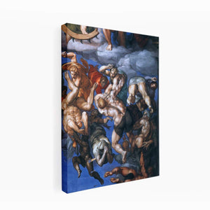 Last Judgment (detail-23) 1537-41 By Michelangelo Buonarroti