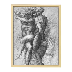 Nude Study By Michelangelo Buonarroti