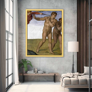 Expulsion from Garden of Eden By Michelangelo Buonarroti