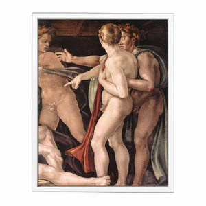 Drunkenness of Noah (detail) By Michelangelo Buonarroti