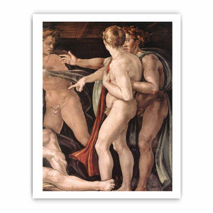 Drunkenness of Noah (detail) By Michelangelo Buonarroti