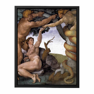 Michelangelo Buonarroti, Fall and Expulsion from Garden of Eden