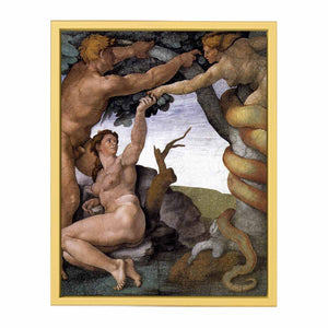 Michelangelo Buonarroti, Fall and Expulsion from Garden of Eden