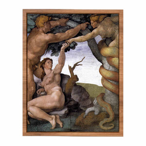 Michelangelo Buonarroti, Fall and Expulsion from Garden of Eden