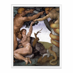 Michelangelo Buonarroti, Fall and Expulsion from Garden of Eden