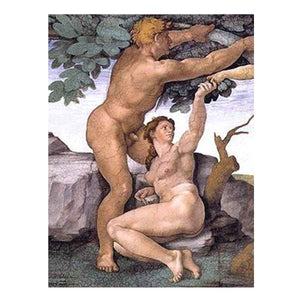 The Fall and Expulsion from Garden of Eden (detail-8) 1509-10