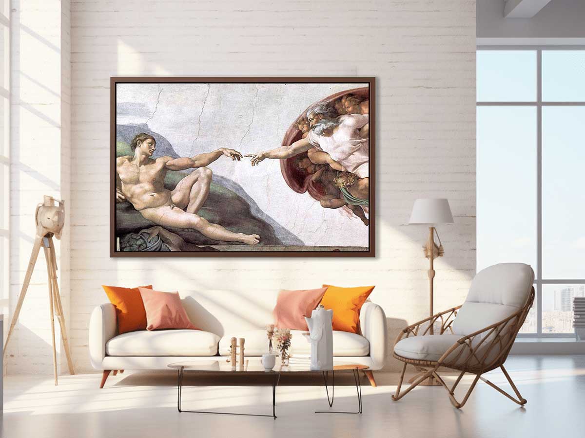 Creation of Adam By Michelangelo Buonarroti