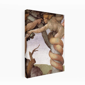 The Fall and Expulsion from Garden of Eden (detail) By Michelangelo Buonarroti