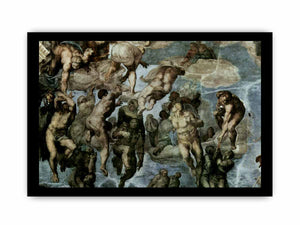 The Last Judgment detail By Michelangelo Buonarroti