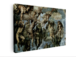 The Last Judgment detail By Michelangelo Buonarroti