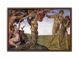 The Fall and Expulsion from Garden of Eden By Michelangelo Buonarroti