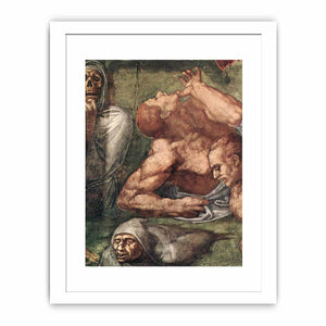 The Last Judgment (detail) By Michelangelo Buonarroti
