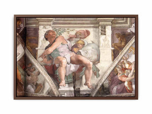 Frescoes above the altar wall By Michelangelo Buonarroti