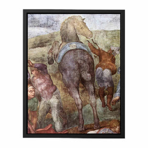 The Conversion of Saul (detail) By Michelangelo Buonarroti