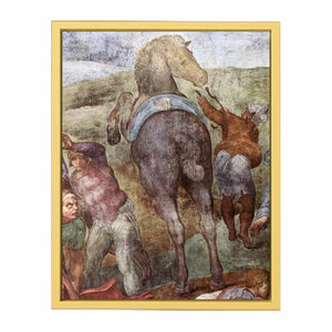 The Conversion of Saul (detail) By Michelangelo Buonarroti