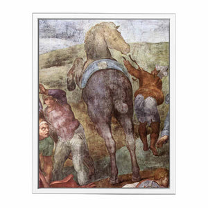 The Conversion of Saul (detail) By Michelangelo Buonarroti