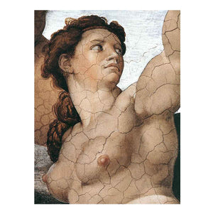 The Fall and Expulsion from Garden of Eden (detail-5) 1509-10