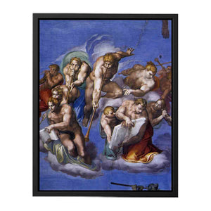 The Last Judgment (detail) By Michelangelo Buonarroti