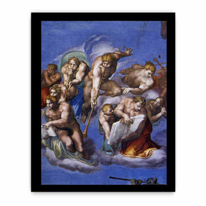 The Last Judgment (detail) By Michelangelo Buonarroti