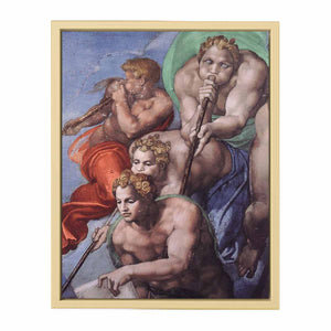 The Last Judgment (detail) By Michelangelo Buonarroti