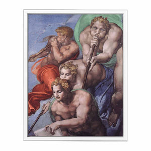 The Last Judgment (detail) By Michelangelo Buonarroti