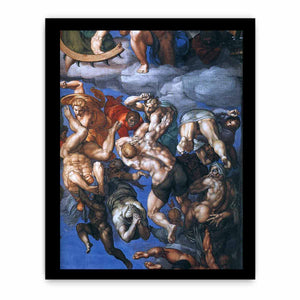 The Last Judgment (detail) By Michelangelo Buonarroti