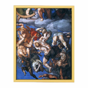 The Last Judgment (detail) By Michelangelo Buonarroti
