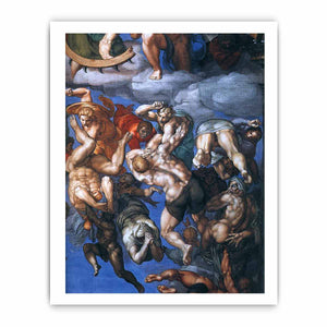 The Last Judgment (detail) By Michelangelo Buonarroti