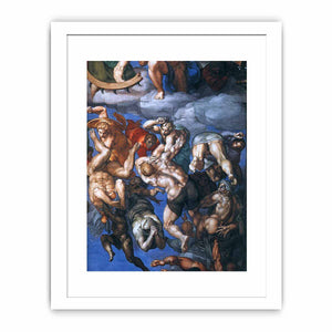 The Last Judgment (detail) By Michelangelo Buonarroti