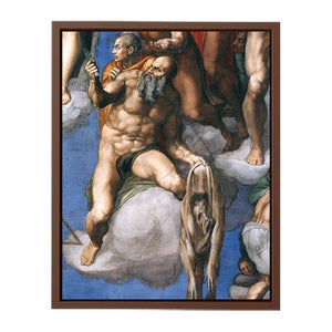 The Last Judgment (detail) By Michelangelo Buonarroti