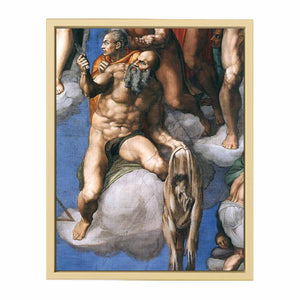 The Last Judgment (detail) By Michelangelo Buonarroti