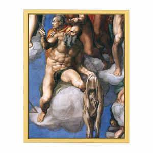 The Last Judgment (detail) By Michelangelo Buonarroti