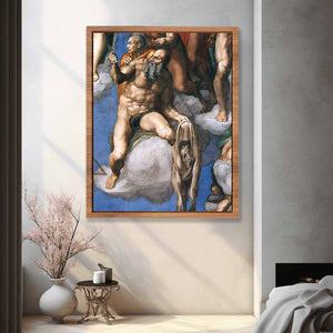 The Last Judgment (detail) By Michelangelo Buonarroti