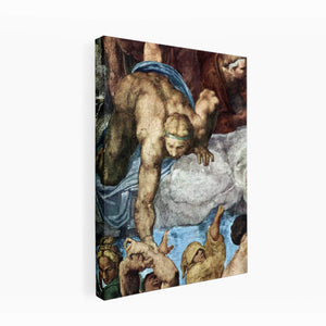 The Last Judgment (detail) By Michelangelo Buonarroti