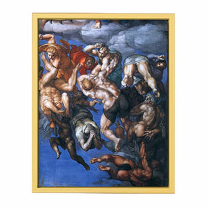 The Last Judgment (detail) By Michelangelo Buonarroti