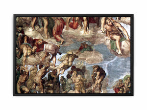 The Last Judgment (detail) By Michelangelo Buonarroti
