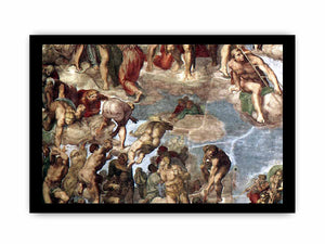 The Last Judgment (detail) By Michelangelo Buonarroti