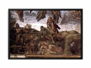 The Last Judgment (detail) By Michelangelo Buonarroti