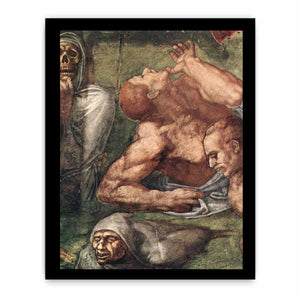 The Last Judgment (detail) By Michelangelo Buonarroti