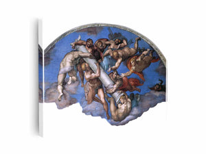 The Last Judgment (detail) By Michelangelo Buonarroti