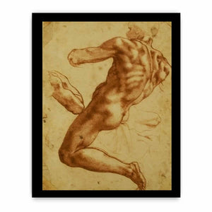 Sitting Male Nude (recto) 2