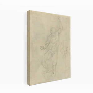 Study for a Risen Christ (verso) By Michelangelo Buonarroti