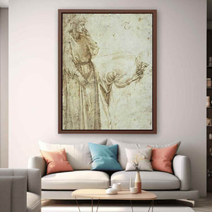 Two Male Figures after Giotto (recto)