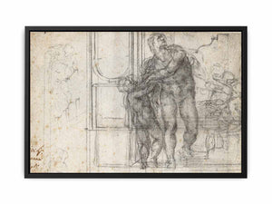 Aeneas with a Boy (recto) By Michelangelo Buonarroti