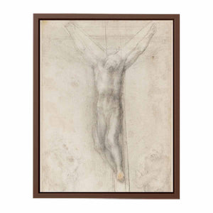 Christ on the Cross with the Virgin and St John (recto) By Michelangelo Buonarroti